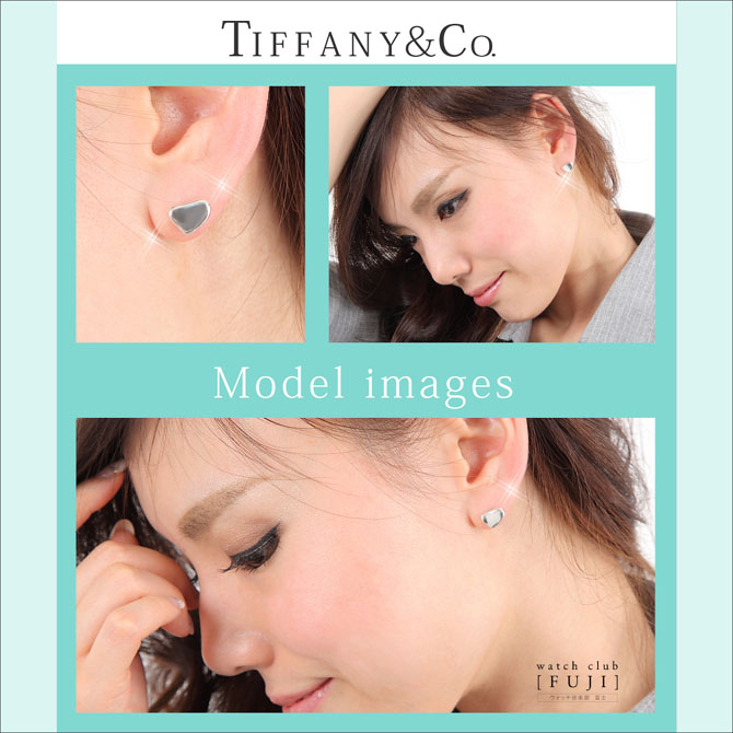 【Tiffany&Co.】ティファニー フルハートピアス  シルバー