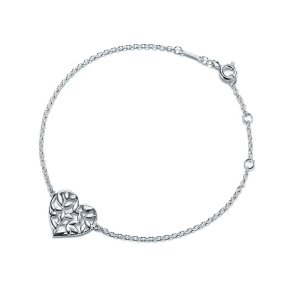 画像2: TIFFANY&Co[ティファニー] パロマ・ピカソ オリーブ リーフ ハート ブレスレット 　並行輸入品 (2)