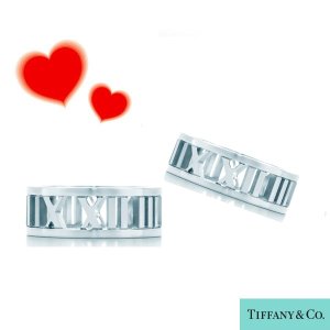 画像1: TIFFANY&Co[ティファニー]　アトラス　ペアーリング　並行輸入品 (1)