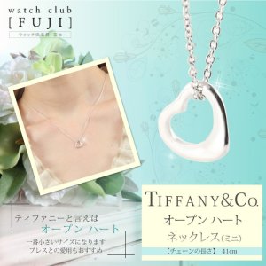 TIFFANY&Co[ティファニー] オープン ハート ネックレス（ミニ） 並行