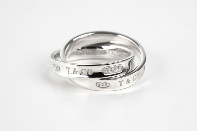 TiffanyCo. ティファニー 指輪1837インターロッキング サークルリングスターリング シルバーINTERLOCKIN 半額SALE☆  指輪・リング 通販
